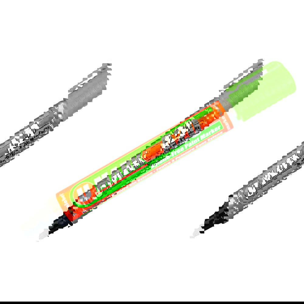 Markers & Paintsticks; Marker Type: Liquid Paint Marker; Tip Shape: Bullet; Chisel; Color: Light Green; Ink Type: Xylene-free; Alcohol Base; Fade Resistant; Water Resistant; Tip Type: Reversible; Bullet; Chisel; For Use On: Wood; Glass; Cardboard; Ceramic